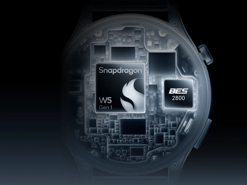 S&uacute;časťou hodiniek Xiaomi Watch 5 je procesor Snapdragon W5 Gen 1.