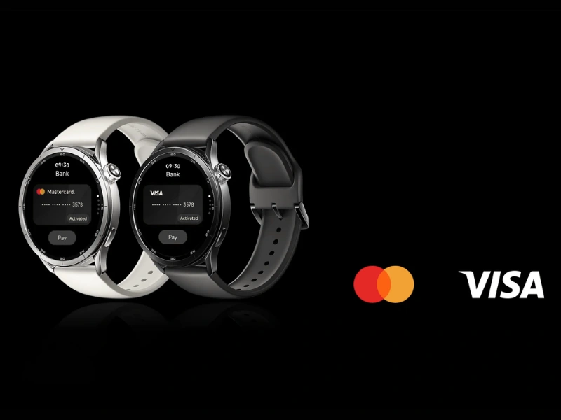 Hodinky Xiaomi Watch S5 Black podporujú NFC bezdotykové platby.