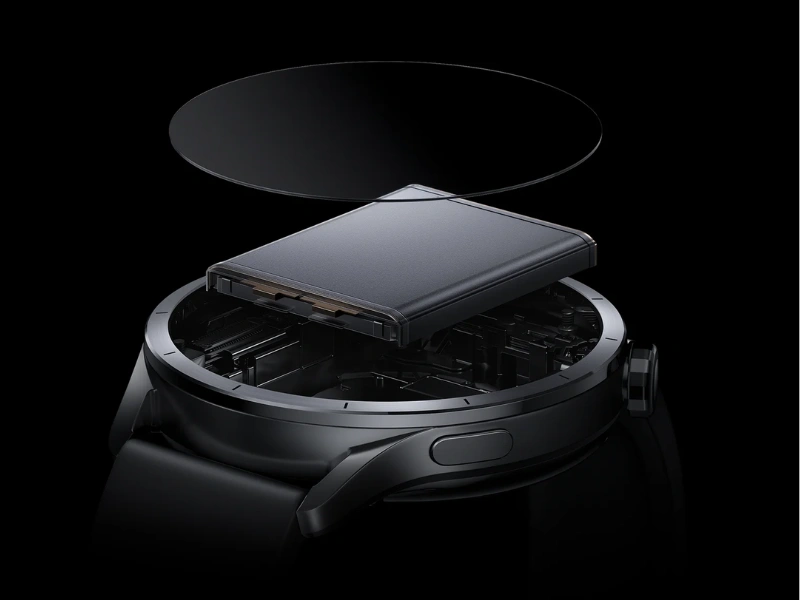 Batéria hodiniek Xiaomi Watch S5 Black vydrží pri bežnom používaní na jedno nabitie 14 dní.
