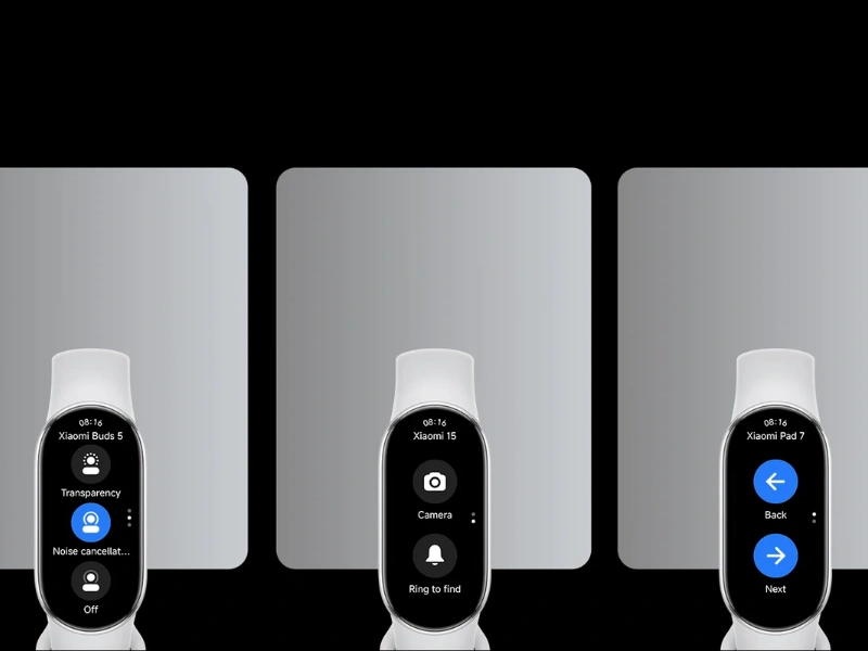 Vďaka Smart Hubu m&ocirc;žete cez n&aacute;ramok Xiaomi Smart Band 10 Pro ovl&aacute;dať svoje smart zariadenia.