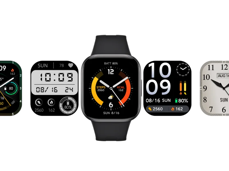 Hodinky REDMI Watch 6 Active majú vymeniteľné ciferníky.