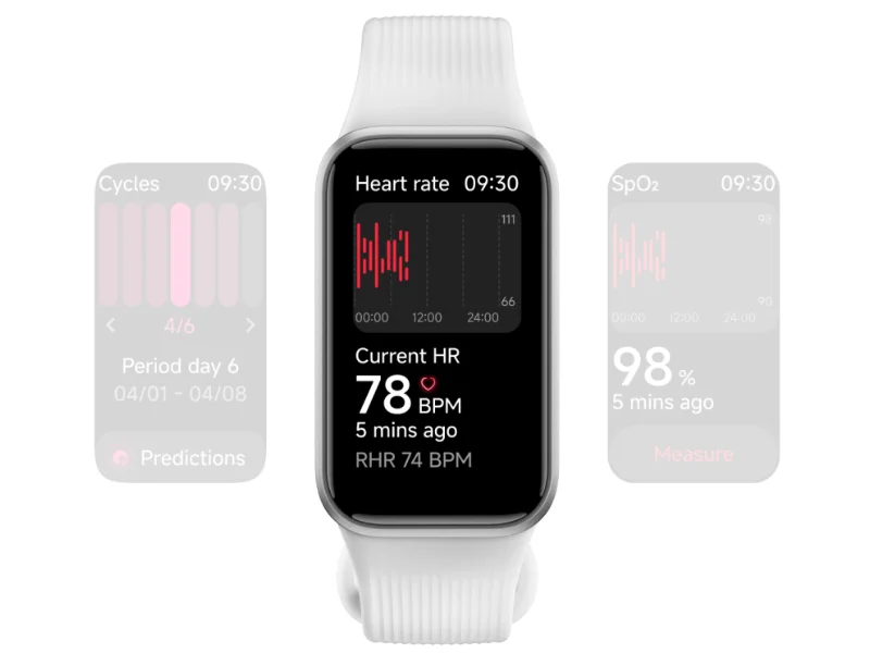 Náramok Xiaomi Smart Band 11 Active Pomelo Pink monitoruje vaše zdravie.