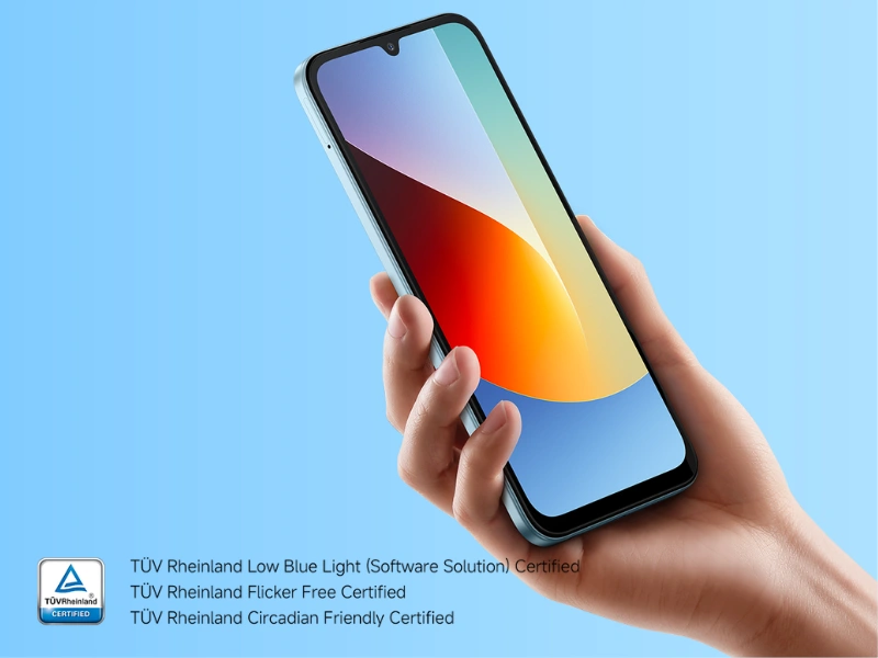 Displej smartfónu REDMI A7 Pro disponuje trojnásobnou certifikáciou TÜV Rheinland
