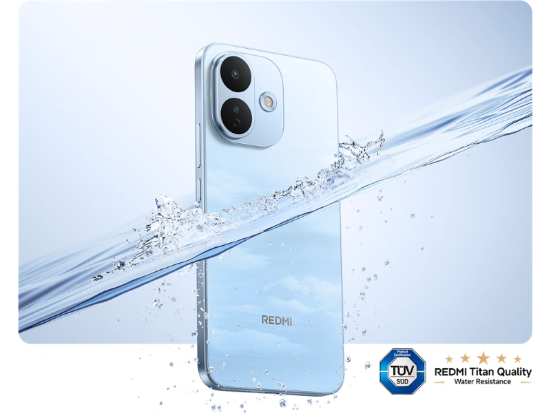 S titánovou odolnosťou smartfónu REDMI Note 17 Pro 5G ste pripravení na každú nečakanú výzvu.