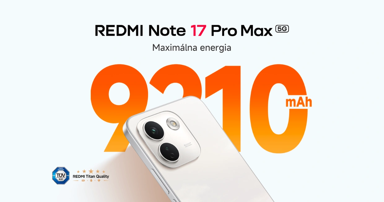 Maximálna energia s REDMI Note 17 Pro Max 5G