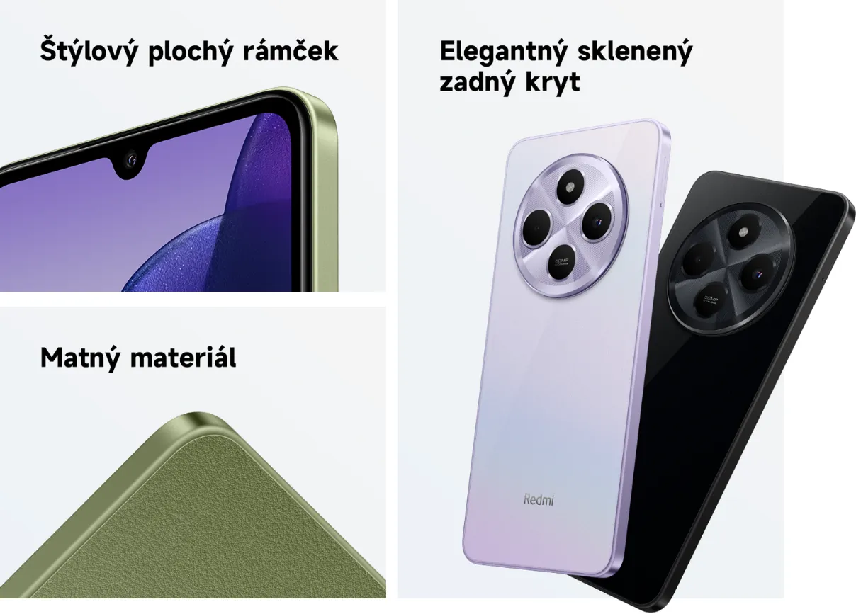 Minimalistický a prémiový dizajn Redmi14C