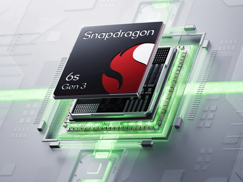 Výkonný 6 nm procesor Snapdragon® 6s Gen 3 spolu so 4 GB RAM zaručia plynulý chod telefónu Redmi 15 5G.