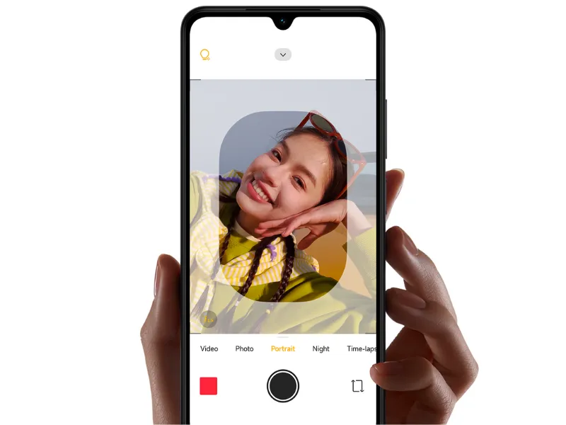 Vylepšený 8 Mpx predný fotoaparát s prídavným svetlom telefónu Redmi A5 Sandy Gold vám prinesie dokonalé seflie za každých okolností.