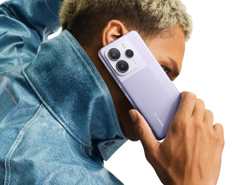 Fialová farba telefónu a ikonický dizajn telefónu Redmi Note 14 5G je zárukou, že upútate nejedno zvedavé oko.