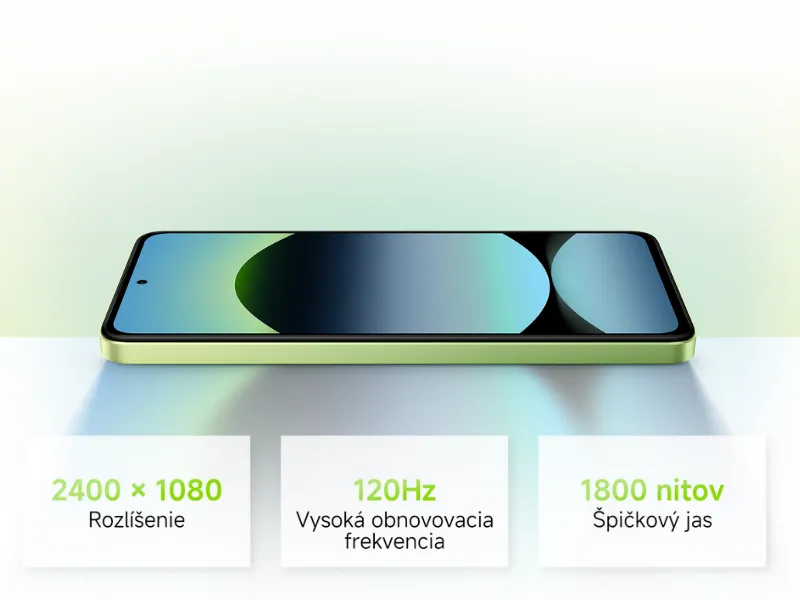 Výnimočný displej smartfónu Redmi Note 14 vám prinesie neuveriteľný zážitok zo sledovania filmov alebo hrania hier.