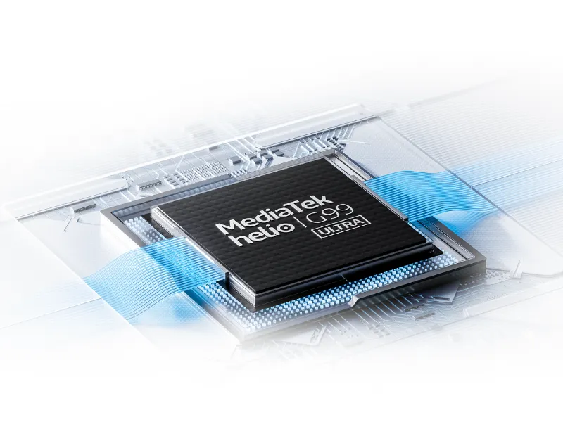 Nechajte sa zlákať prvotriednym výkonom 6 nm procesoru Helio G99-Ultra, ktorý poháňa smartfón Redmi Note 14.