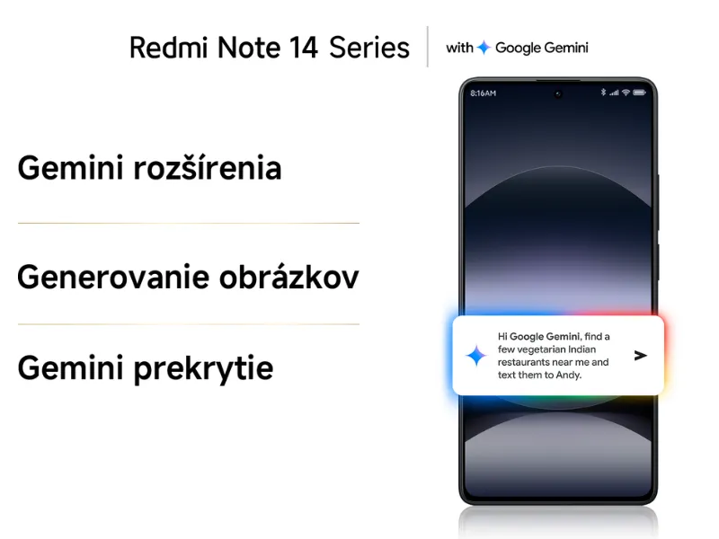 AI ukrytá vo vašom novom smartfóne Redmi Note 14S Aurora Purple vám ochotne podá pomocnú ruku pri písaní, brainstormingu, učení alebo iných kreatívnych činnostiach.