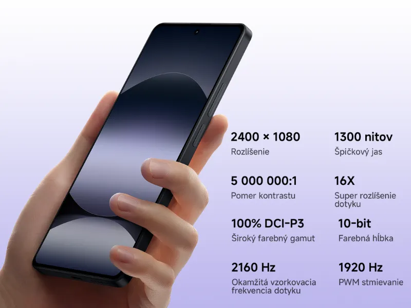 Ponorte sa do svojho obľúbeného obsahu a vychutnajte si každý detail na novom 6,67” AMOLED displeja telefónu Redmi Note 14S Aurora Purple.