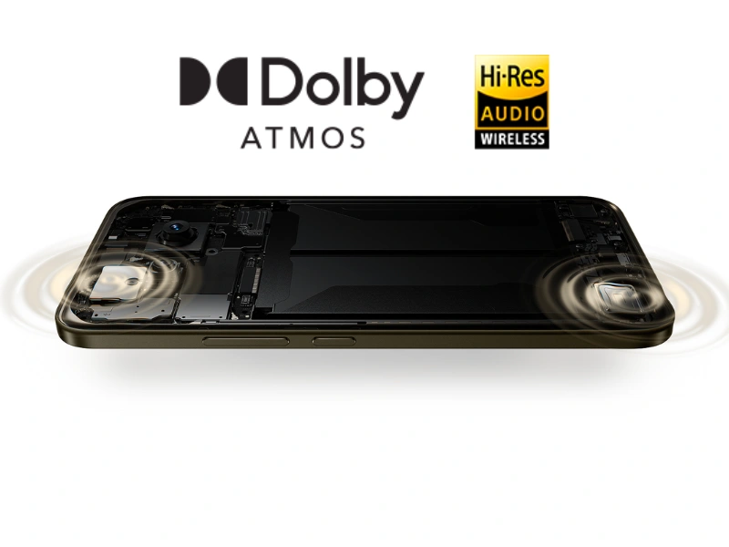 Bohat&yacute; a pohlcuj&uacute;ci zvuk premen&iacute; v&aacute;&scaron; telef&oacute;n Redmi Note 15 Pro+ 5G na osobn&eacute; kino, ktor&eacute; si m&ocirc;žete vziať kamkoľvek.