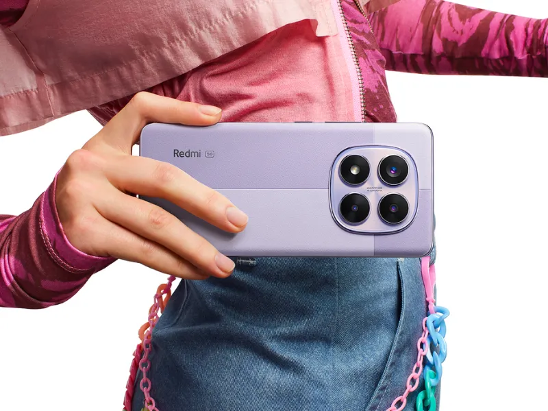 Fialová farba telefónu a ikonický dizajn telefónu Redmi Note 14 Pro je zárukou, že upútate nejedno zvedavé oko.