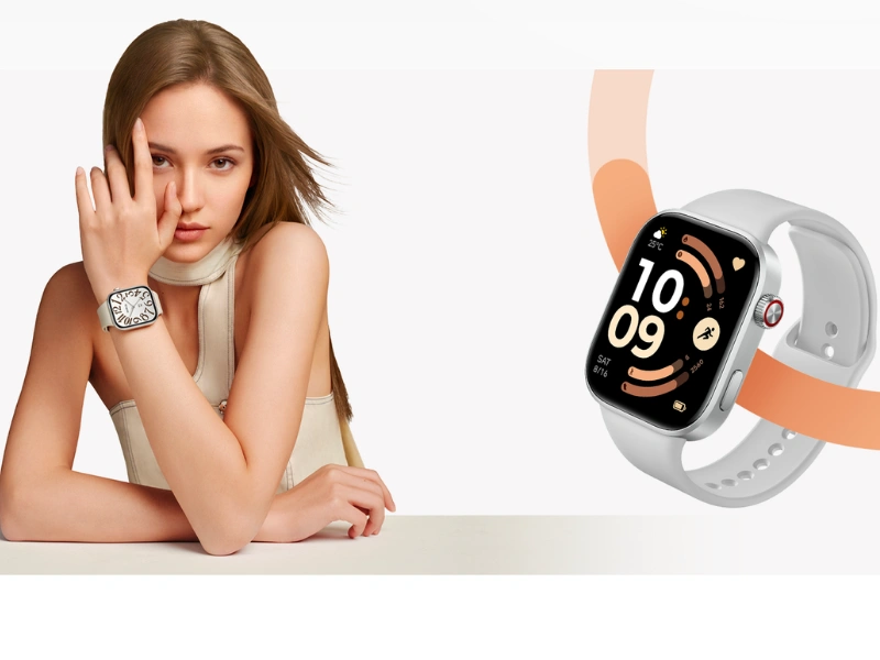 Pr&eacute;miov&yacute; nadčasov&yacute; dizajn hodiniek Redmi Watch 6 NFC v kombin&aacute;ci&iacute; s použ&iacute;t&yacute;mi materi&aacute;lmi a otočnou korunkou s&uacute; z&aacute;rukou, že na seba strhn&uacute; pozornosť.