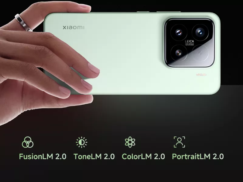 Nová platforma Xiaomi AISP 2.0 dokáže spracovať až 4,3 miliardy pix/sek, čím výrazne zrýchľuje celý proces snímania telefónu Xiaomi 15 12/256GB Green.