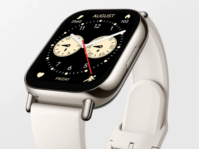 Nechajte sa očariť vynikajúcou čistotou a dokonale plynulým obrazom 1,96 palcového AMOLED displeja hodiniek Xiaomi Redmi Watch 5 Lite.