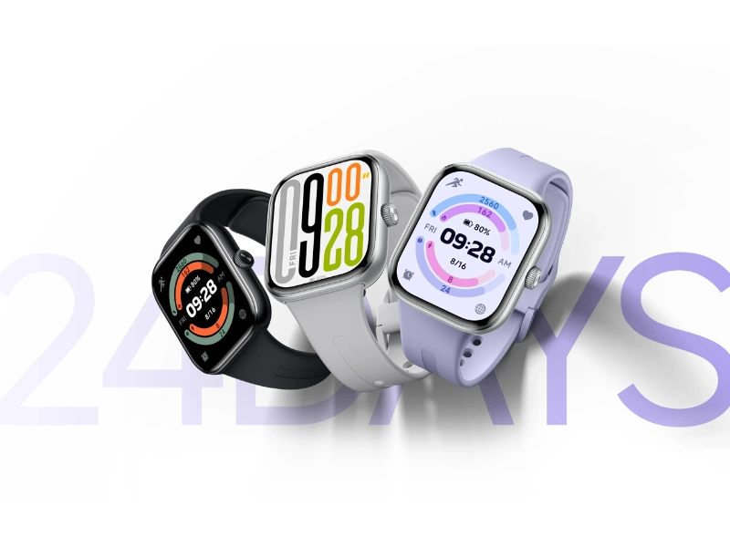 Vďaka 550 mAh batérii, ktorá vám poskytne energiu až na 24 dní používania hodiniek Xiaomi Redmi Watch 5.