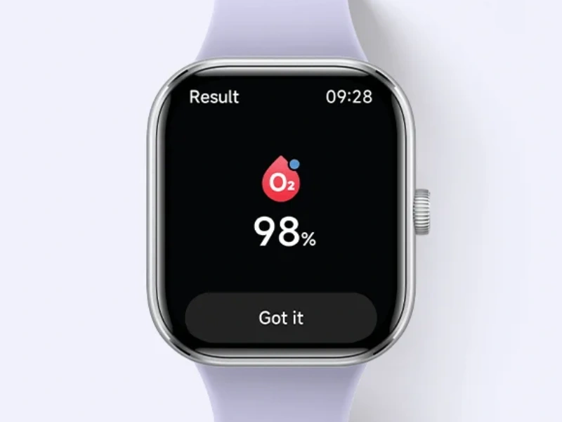 Vďaka monitorovanie hladiny kyslíku v krvi hodinkami Xiaomi Redmi Watch 5 máte dokonalý prehľad o zdraví a kondícii.
