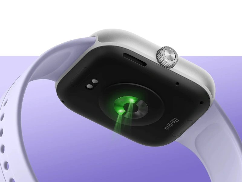 Vysoko presný snímač tepu hodiniek Xiaomi Redmi Watch 5 spolu s vylepšeným algoritmom od Xiaomi zabezpečí presnosť monitorovania srdcovej frekvencie na veľmi vysokej úrovni.