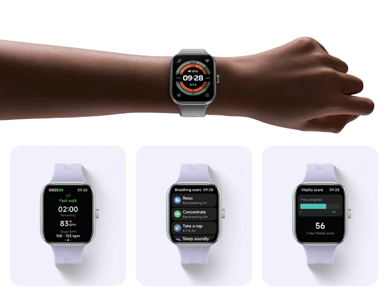 Hodinky Xiaomi Redmi Watch 5 sú vašim osobným trénerom, ktorý vám pomôže napredovať vo vašich bežeckých cieľov.