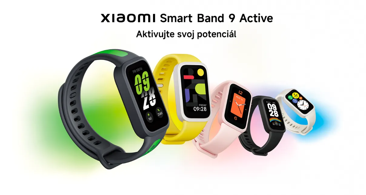 Zvoľte si svoj &scaron;t&yacute;l so smart hodinkami Xiaomi Smart Band 9 Active