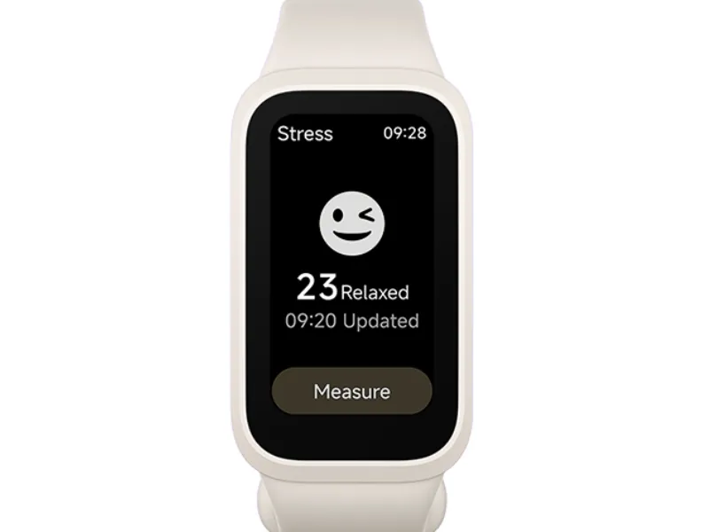 N&aacute;ramok Xiaomi Smart Band 9 Active sleduj&uacute; hladinu v&aacute;&scaron;ho stresu, takže si ľah&scaron;ie budete vedieť udržať svoju du&scaron;evn&uacute; pohodu.