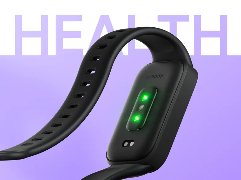 Vysoko presn&yacute; sn&iacute;mač tepu n&aacute;ramku Xiaomi Smart Band 9 Active spolu s vylep&scaron;en&yacute;m algoritmom od Xiaomi zabezpeč&iacute; presnosť monitorovania srdcovej frekvencie na veľmi vysokej &uacute;rovni.