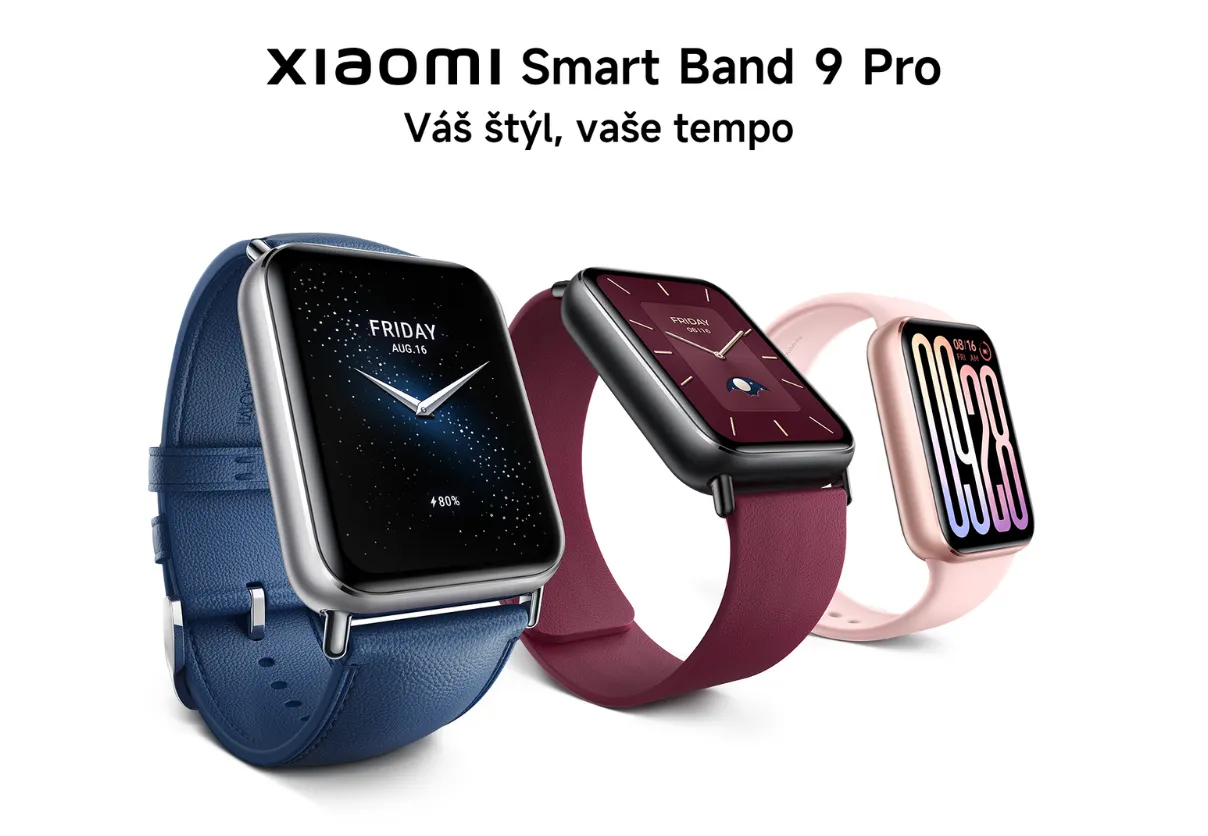 Zvoľte si svoj štýl so smart hodinkami Xiaomi Smart Band 9 Pro