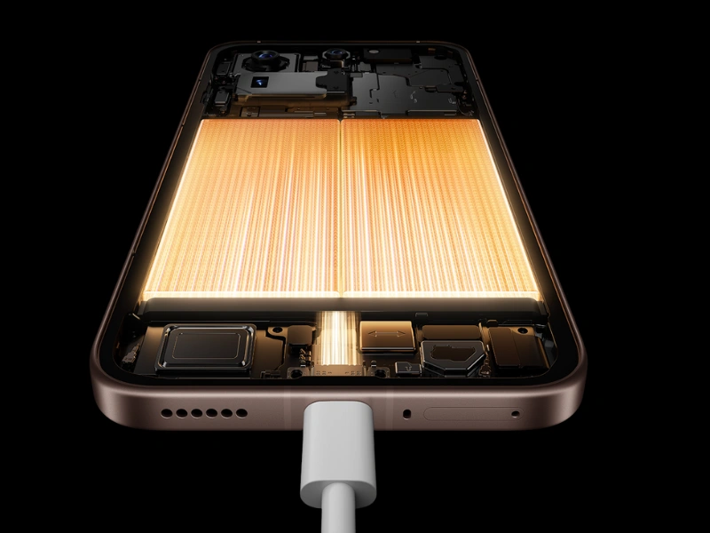 5500 mAh batéria telefónu Xiaomi 15T Pro vám prinesie hodiny vašej obľúbenej zábavy.