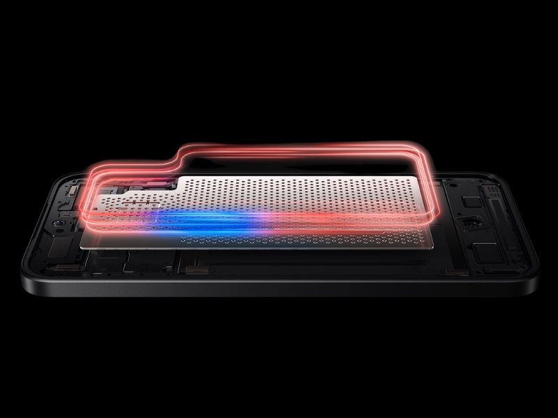 Pokročilý chladiaci systém Xiaomi 3D IceLoop zaistí optimálnu teplotu, a to aj počas dlhého používania telefónu Xiaomi 15T Pro.