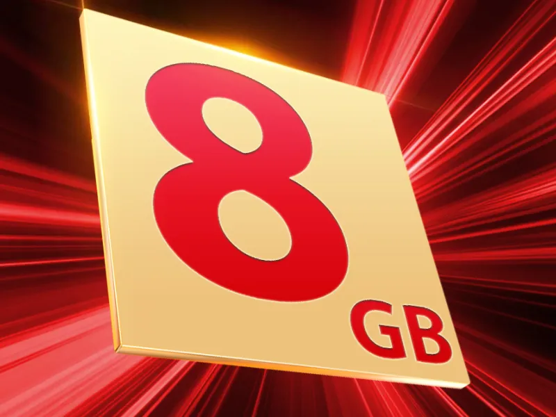 Technológia zlúčenia pamäte vám dopraje až 8 (4 + 4) GB dynamickej RAM, ktorá naplno uvoľní potenciál telefónu ZTE Blade A54.