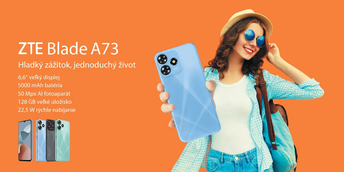 ZTE Blade A73 umelecké dielo plné technológii vo vašich rukách