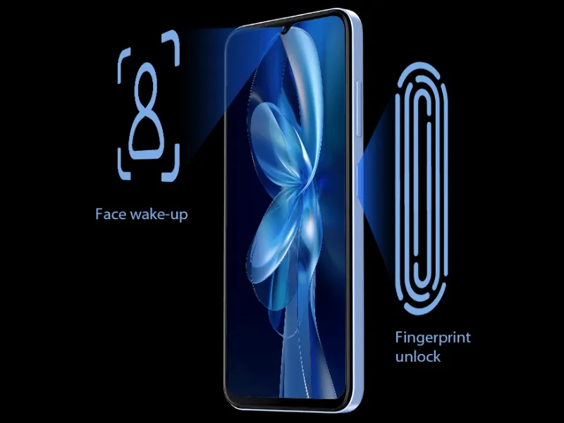 Telefón ZTE Blade A73 môžete otvoriť pomocou tváre alebo odtlačkom prsta.
