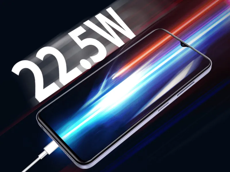 Vybytá batéria telefónu ZTE Blade V50 Design vás len tak neprekvapí a ak by aj došlo k jej vybitiu v zálohe máte rýchle nabíjanie.