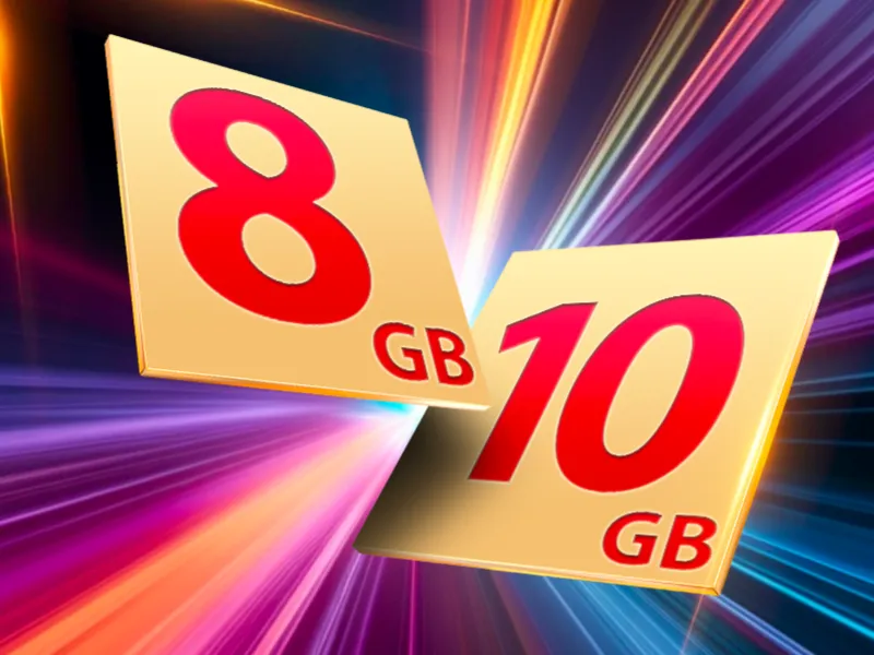 Technológia zlúčenia pamäte vám dopraje až 18 (8 + 10) GB dynamickej RAM, ktorá naplno uvoľní potenciál telefónu ZTE Blade V50 Design.