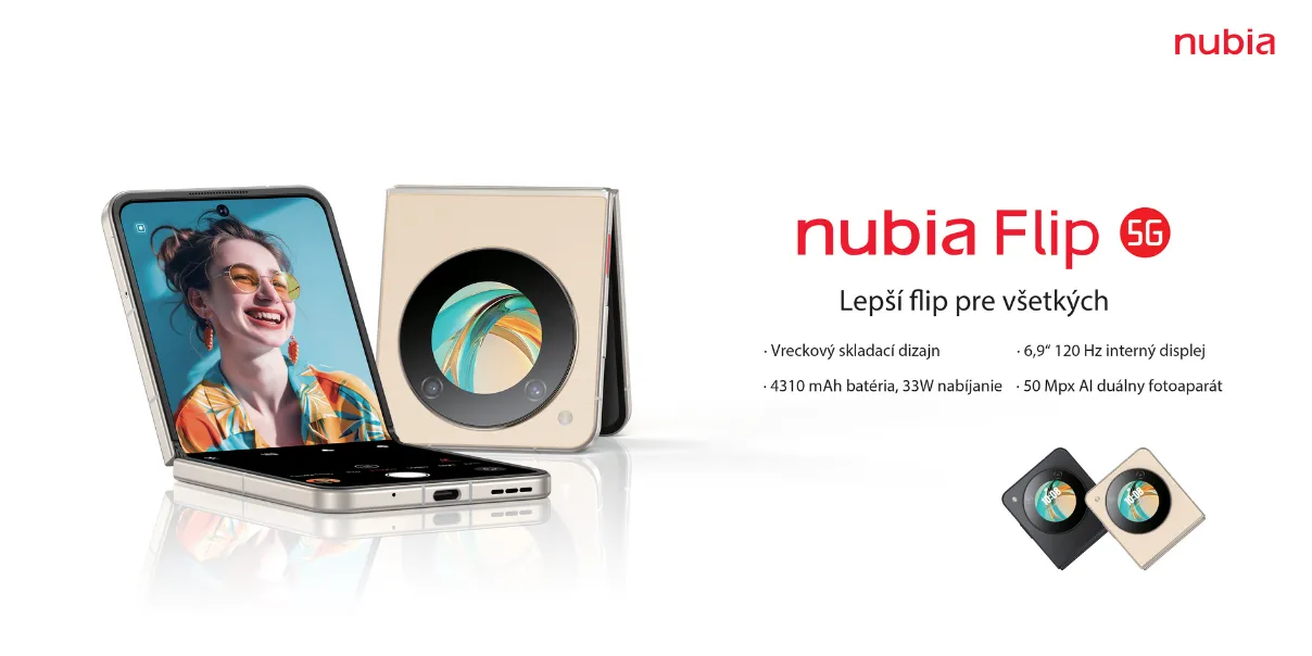 ZTE Nubia Flip 5G umelecké dielo plné technológii vo vašich rukách