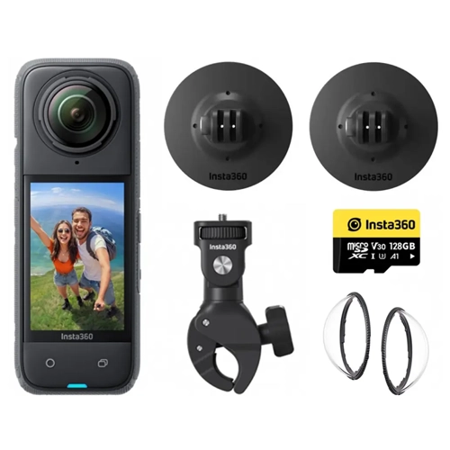 Akčná kamera Insta360 X4 motockylový balíček