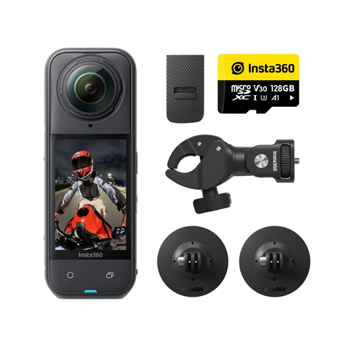 Akčná kamera Insta 360 X5 motocyklový balíček