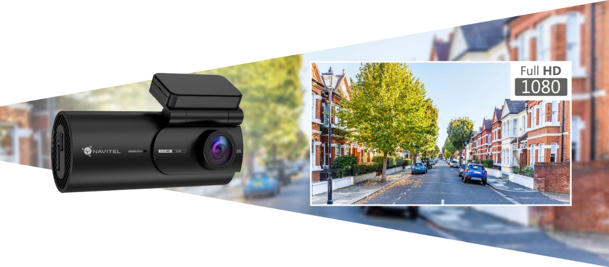 Autokamere NAVITEL R35 neunikne žiadny d&ocirc;ležit&yacute; detail.