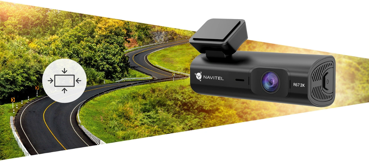 NAVITEL R67 2K má kompaktný dizajn.