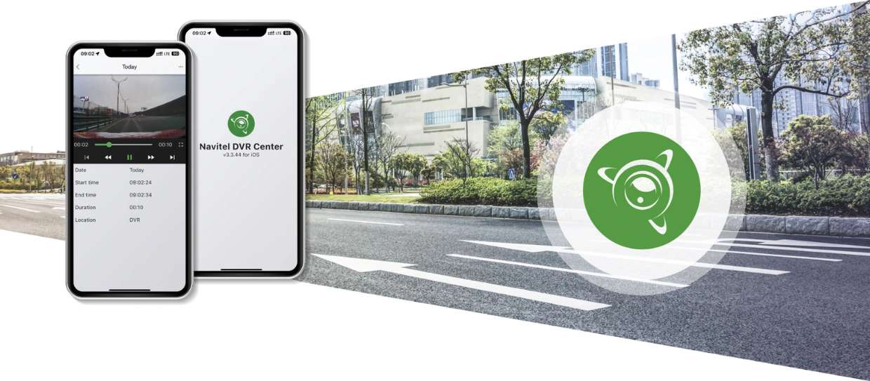 Autokamera NAVITEL RS985 GPS disponuje Wi-Fi anténou.
