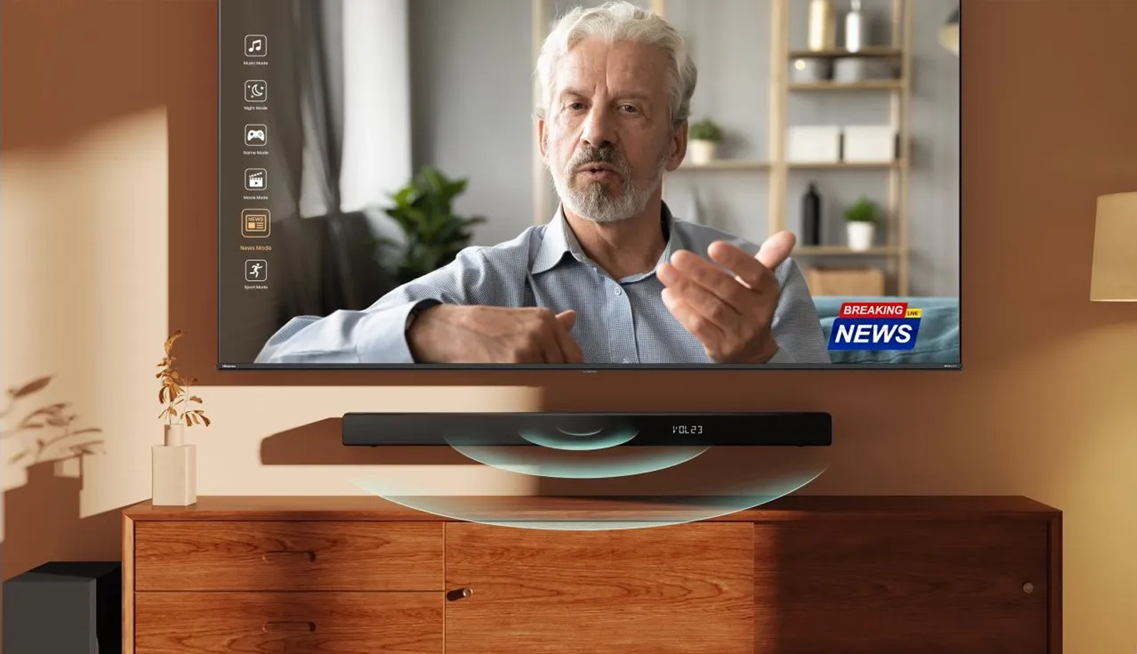 HS3100 centrálny reproduktor.