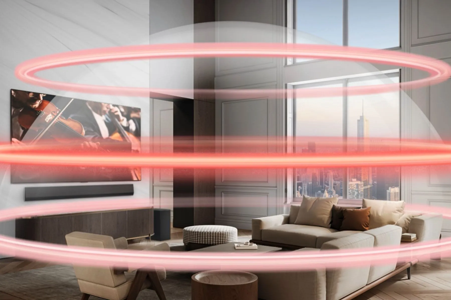 Virtuálna vrstva pre realistický zvuk