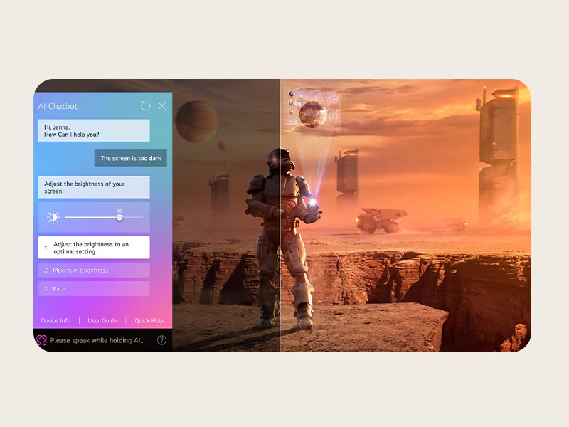 LG_OLED83G54LW_ai chatbot