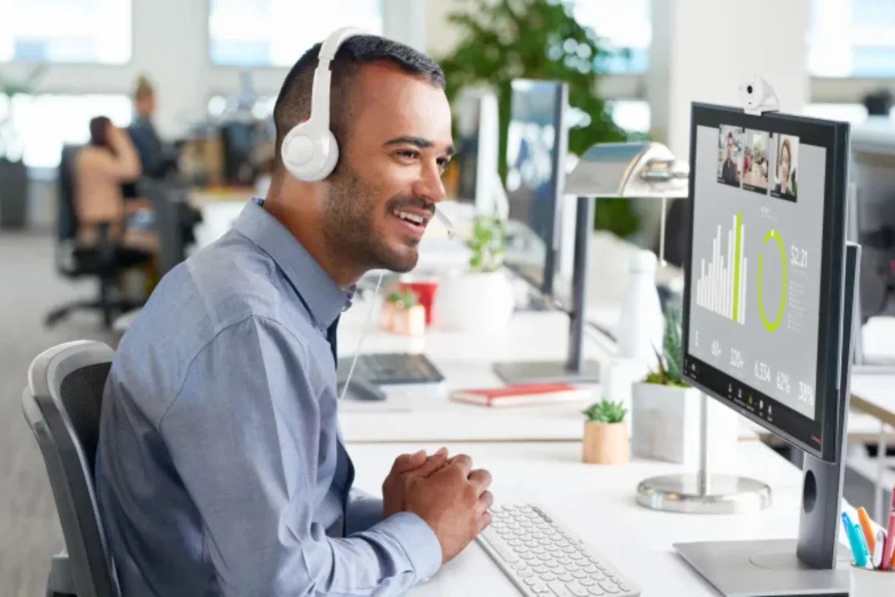 Slúchadlá Logitech H390 USB Headset Black hlavovy most kozenkove nausniky