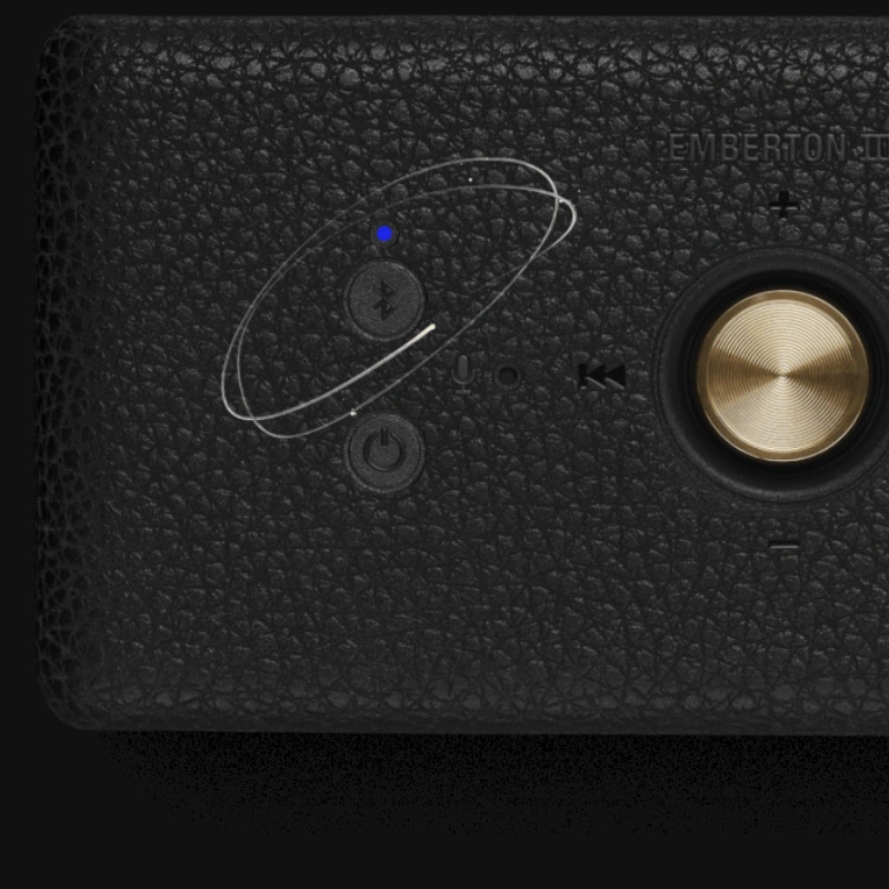 Reproduktor Marshall Emberton III je vybavený technológiou Bluetooth LE Audio pre najvyššiu kvalitu zvuku a otvárajú dvere novým možnostiam zdieľania vašej obľúbenej hudby cez Auracast™.