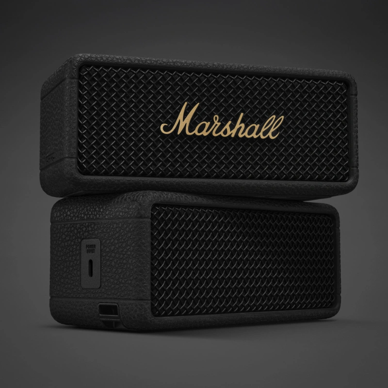 technológia priestorového zvuku True Stereophonic reproduktoru Marshall Emberton III sa postará o 360°zvuk.