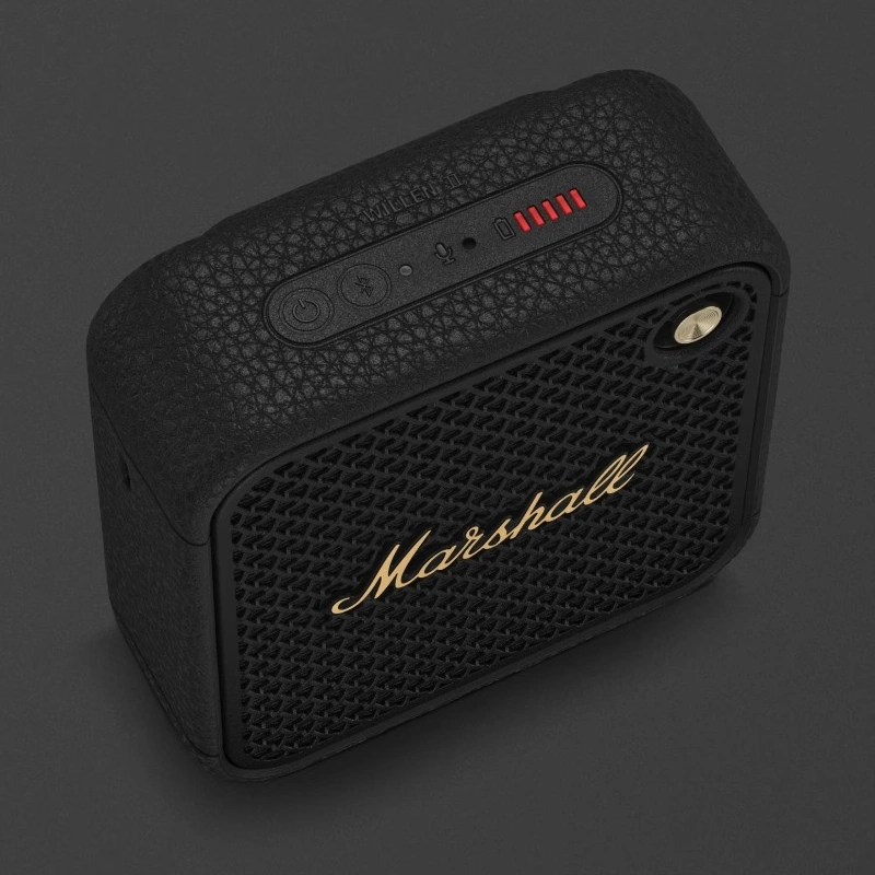 ezdrôtový reproduktor Marshall Willen II je vybavený technológiou Bluetooth LE Audio-ready pre najvyššiu kvalitu zvuku a otvára dvere novým možnostiam zdieľania vašej obľúbenej hudby cez Auracast™.